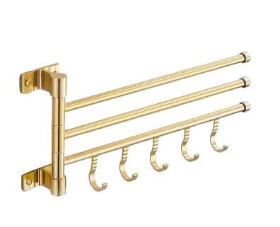 Vägghängd Handdukshållare Vridbar för Badrum 0