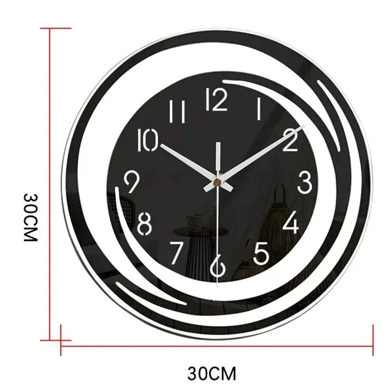 Väggklocka Modern Minimalistisk Design för Hemmet 7