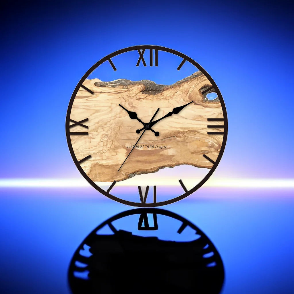Väggklocka Transparent Minimalistisk Design För Hem Och Kontor 4