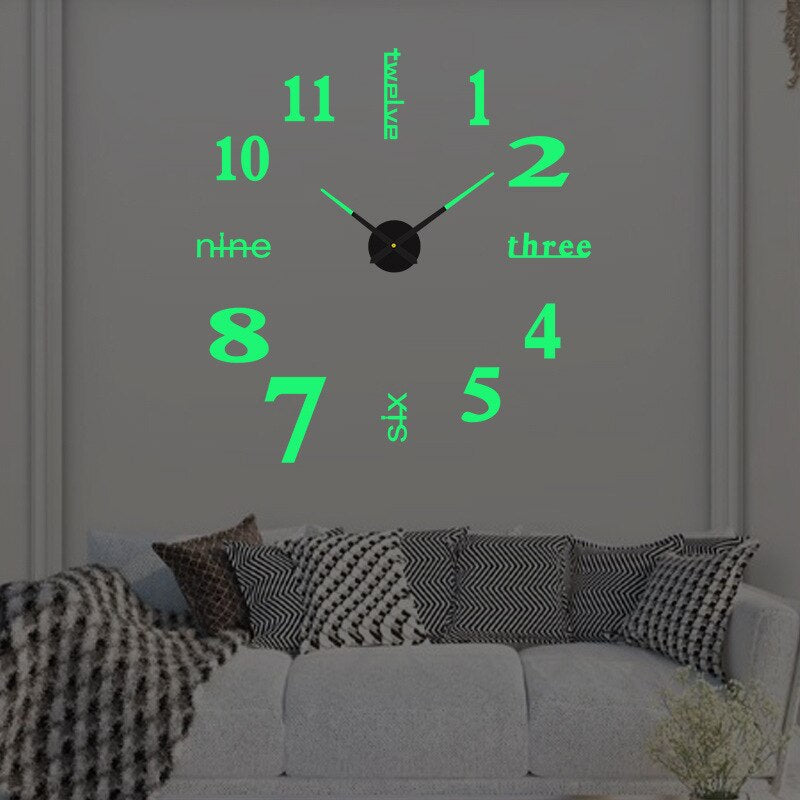Väggklocka med Kreativ Design 9