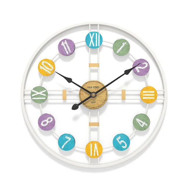 Väggklocka med Romerska Siffror i 3D 10