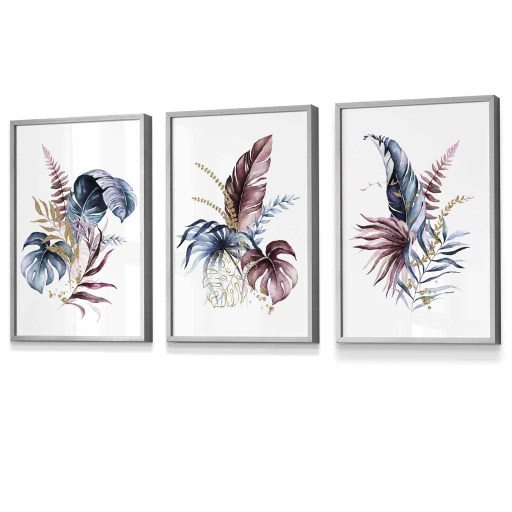 Väggkonstset med Botaniska Motiv för Hemmet 5