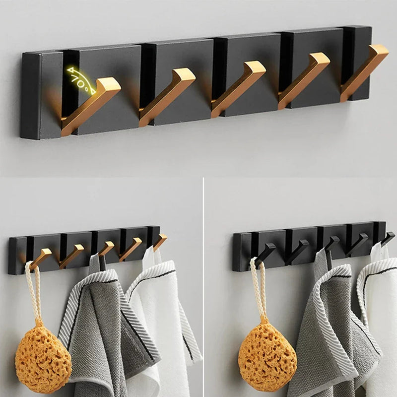 Väggkrok för enkel förvaring med hopfällbar design 4