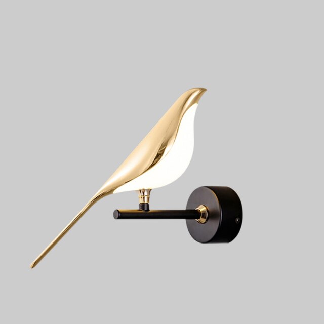 Vägglampa Fågel Form Modern Design för Inomhusbruk 0