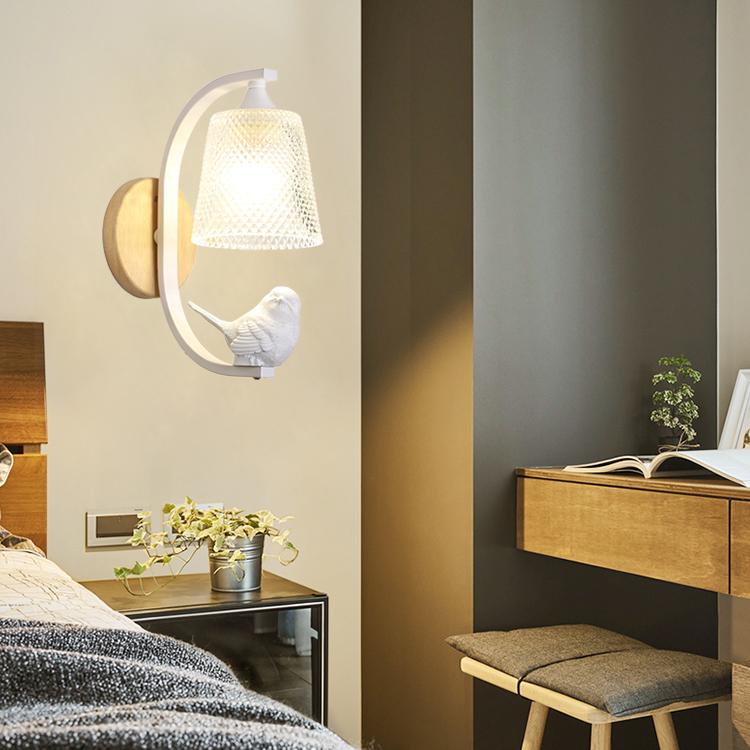 Vägglampa Fågeldesign Rustik Charm för Inomhusbruk 1