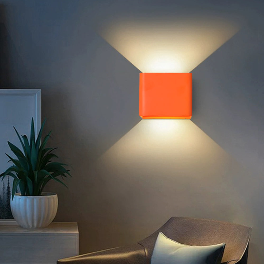 Vägglampa Fyrkantig Modern Design för Inomhusbruk - Perfekt Sänglampa Vägg 10