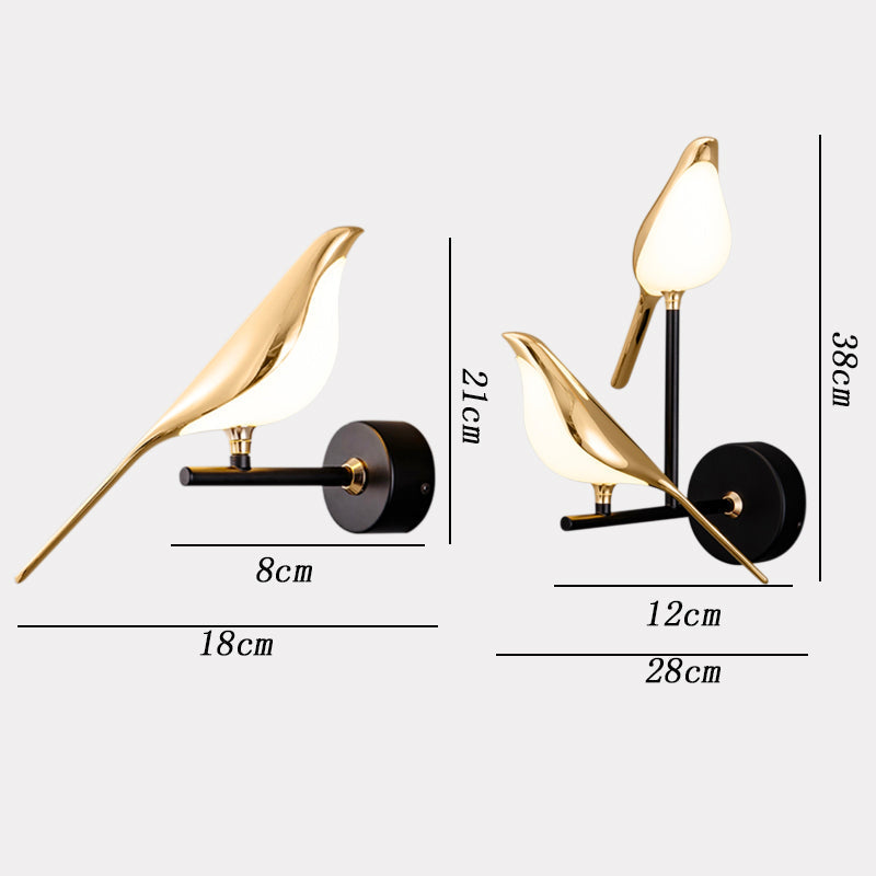 Vägglampa Inomhus Modern Design Med Magnetisk Fästning 7
