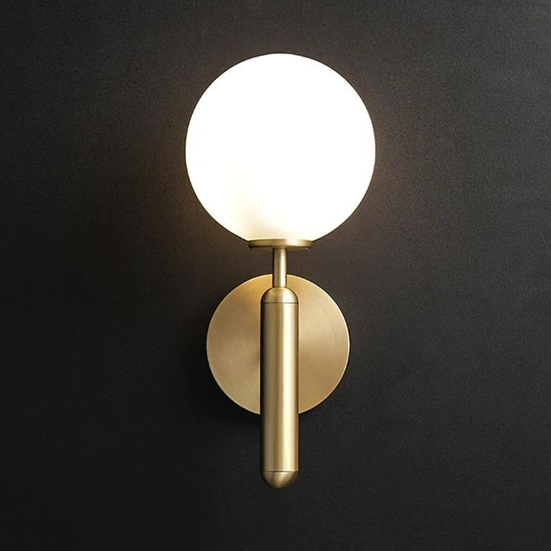 Vägglampa Modern Design för Inomhusbruk med Glasklot-Skärm 0