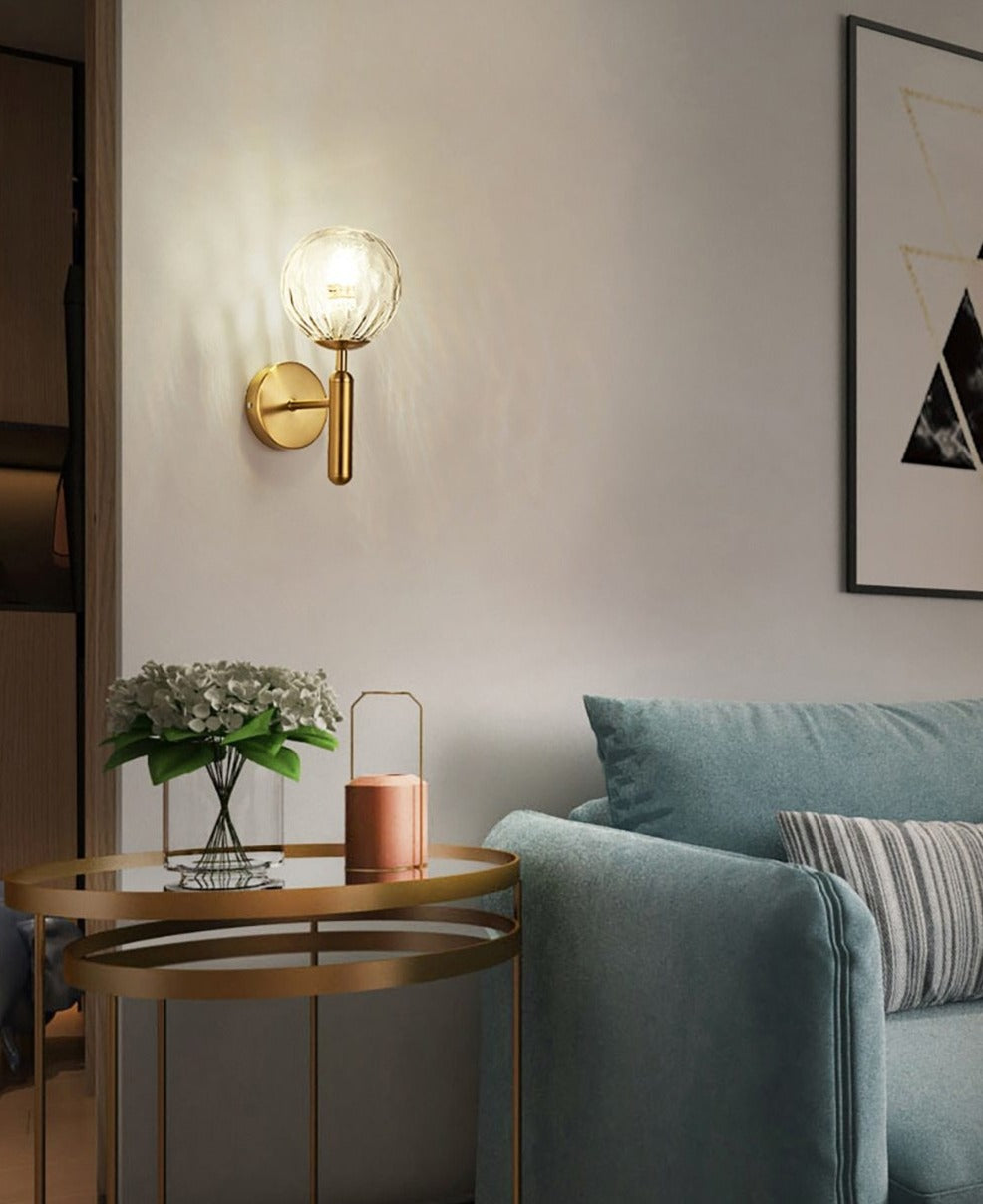 Vägglampa Modern Design för Inomhusbruk med Glasklot-Skärm 11