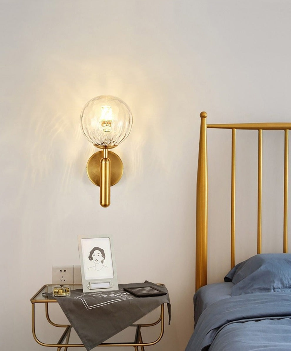 Vägglampa Modern Design för Inomhusbruk med Glasklot-Skärm 4