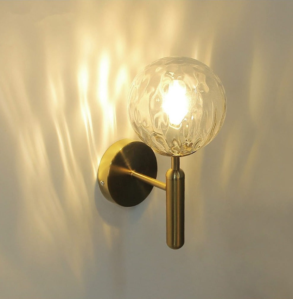 Vägglampa Modern Design för Inomhusbruk med Glasklot-Skärm 8