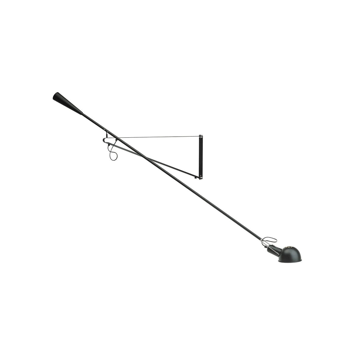 Vägglampa Svart Justerbar Industriell Design för Inomhusbruk 0