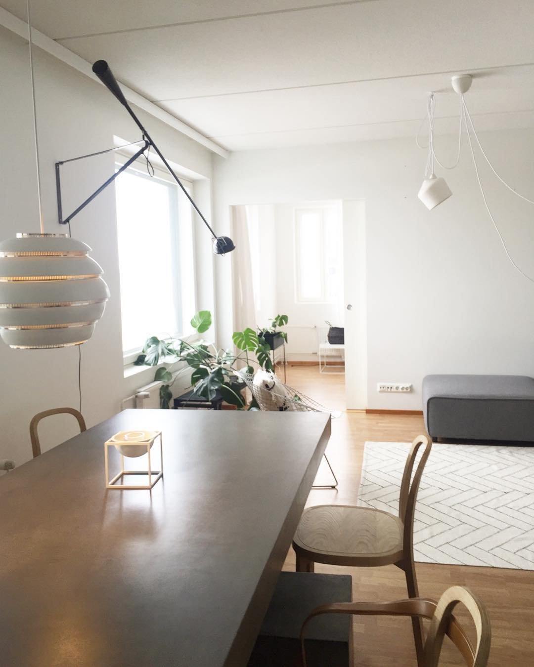 Vägglampa Svart Justerbar Industriell Design för Inomhusbruk 5
