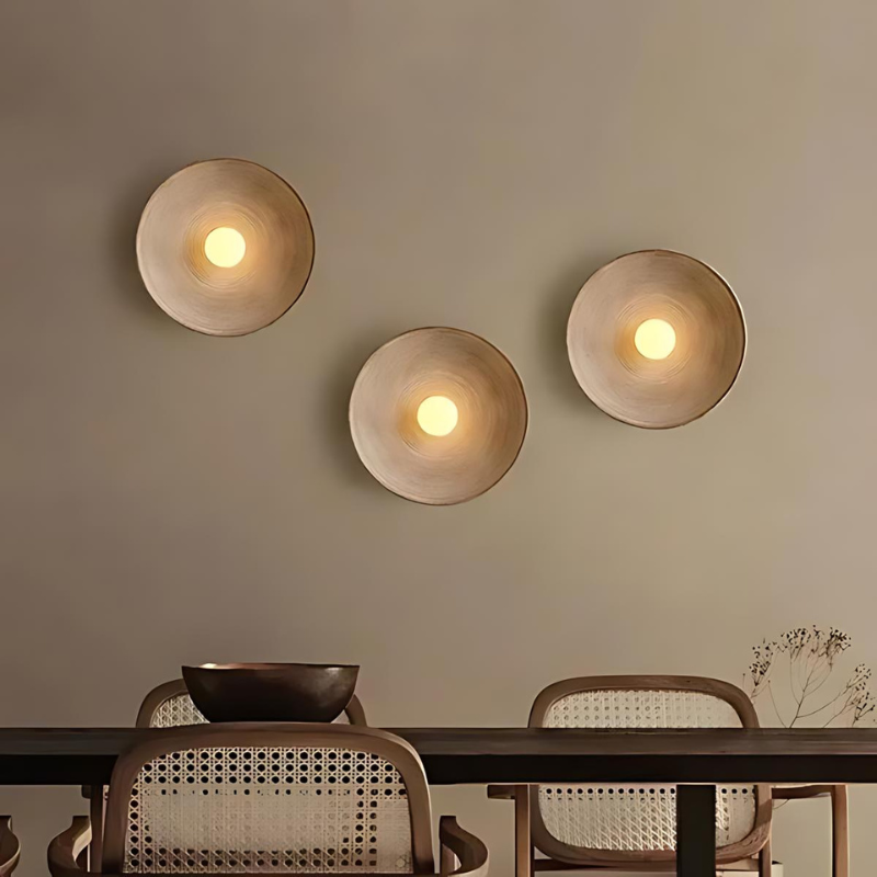 Vägglampa för Hemmet i Japansk Stil 2