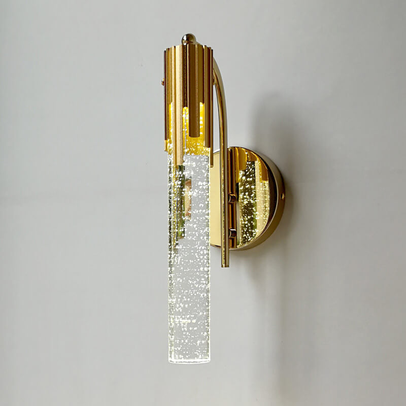 Vägglampa med Kristall och Guld Detaljer 5