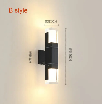 Vägglampa med Rörelsedetektor Modern Design 9