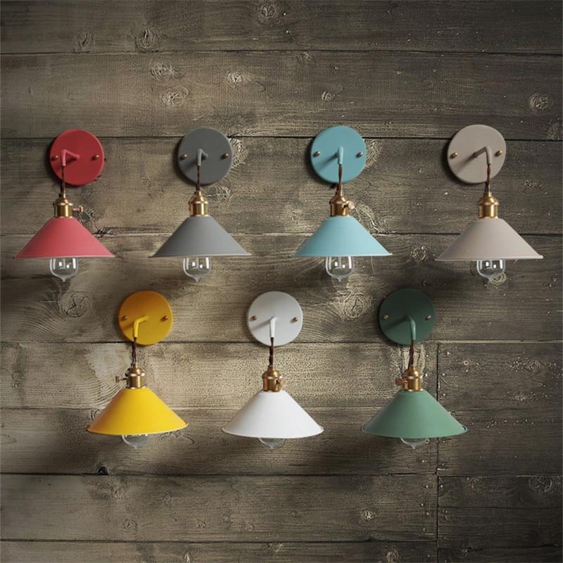 Vägglampor Inomhus Retroinspirerad Färgglad Design 2