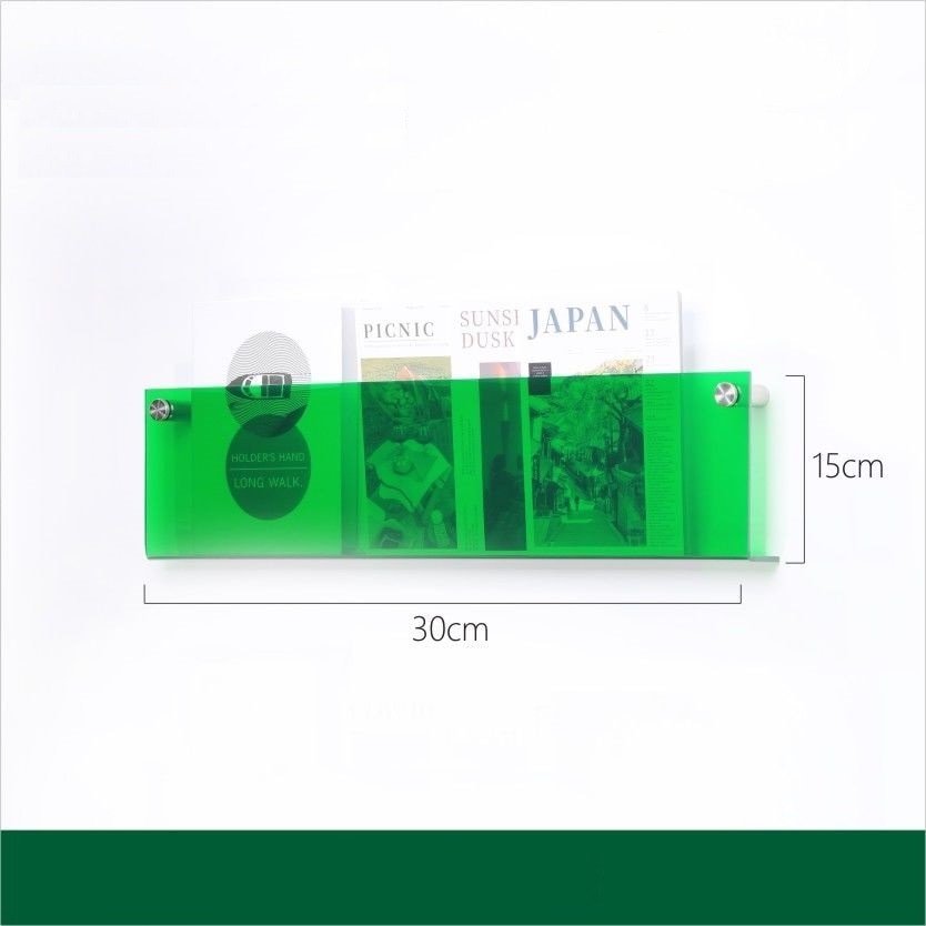 Väggmonterad Tidningshållare Modern Minimalistisk Design 15