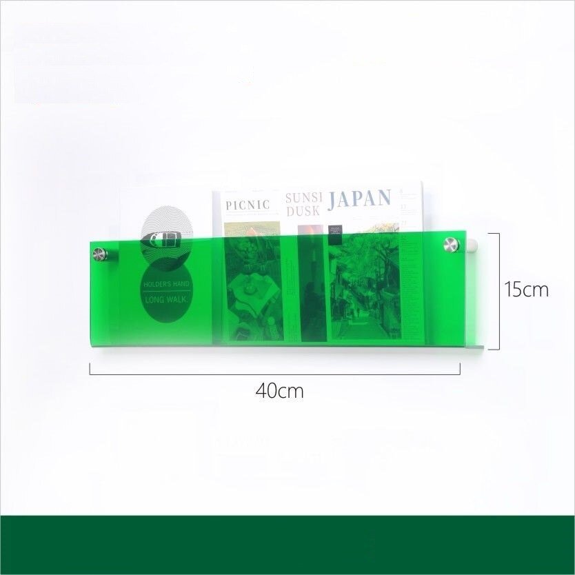 Väggmonterad Tidningshållare Modern Minimalistisk Design 31