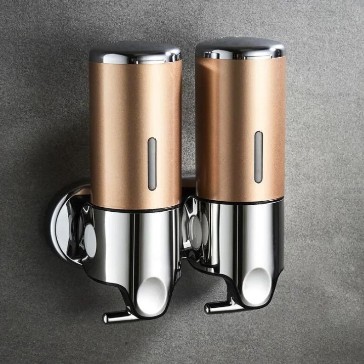 Väggmonterad Tvåldispenser Modern Design för Badrum 10