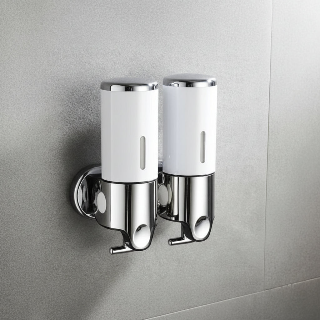 Väggmonterad Tvåldispenser Modern Design för Badrum 11