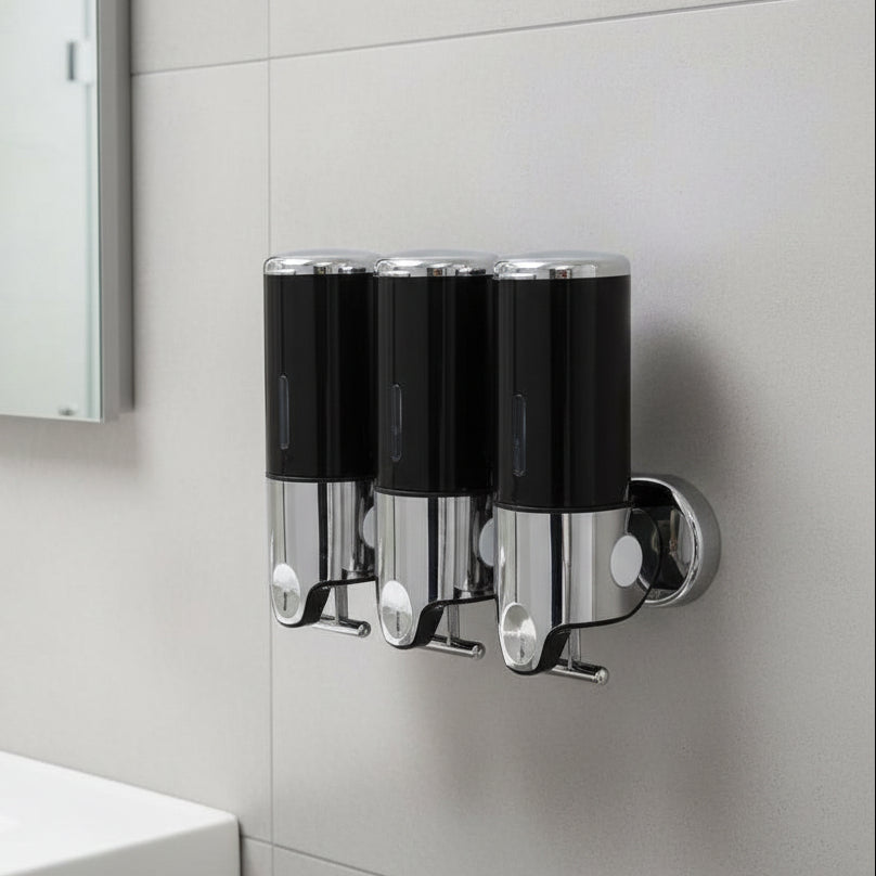 Väggmonterad Tvåldispenser Modern Design för Badrum 13