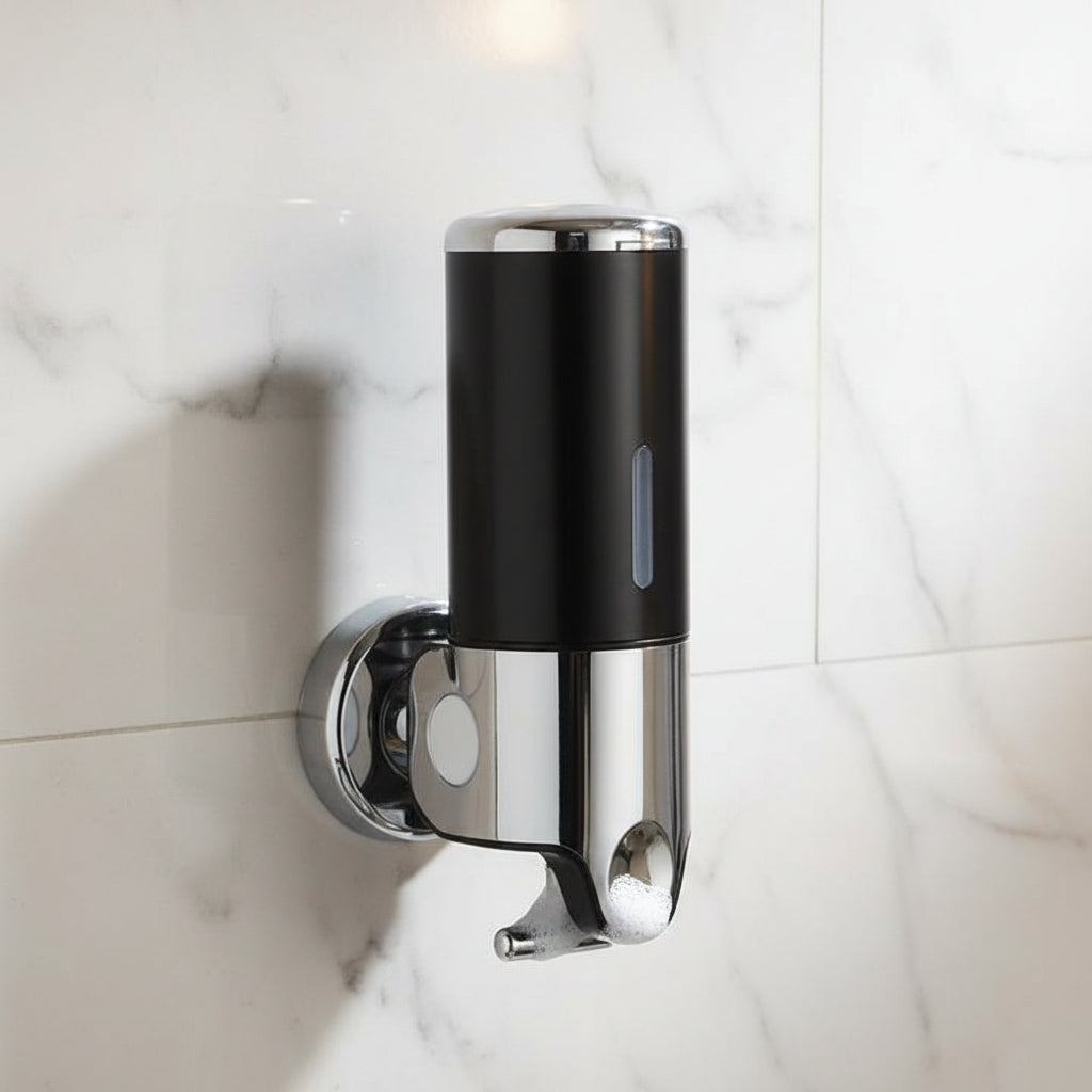 Väggmonterad Tvåldispenser Modern Design för Badrum 16