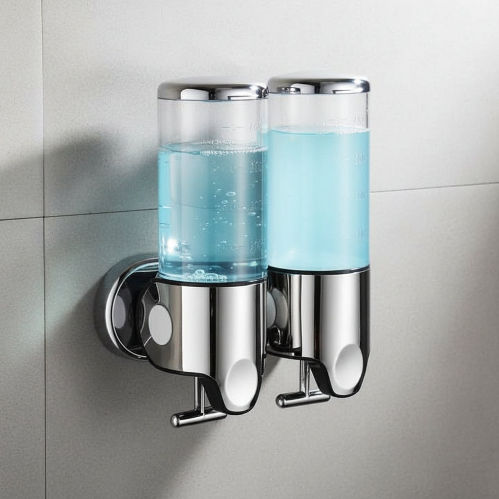 Väggmonterad Tvåldispenser Modern Design för Badrum 19