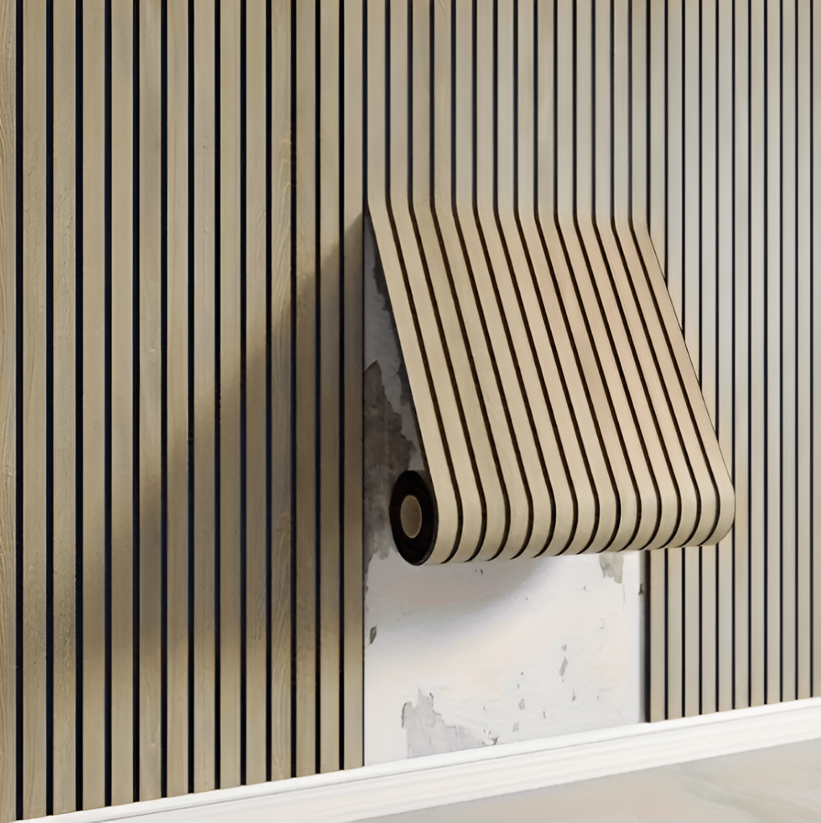 Väggpaneler För Väggdesign Moderna Träpaneler Självhäftande 40x300 cm 10
