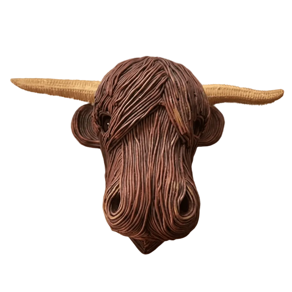 Väggskulptur i lantlig stil för hemmet 1