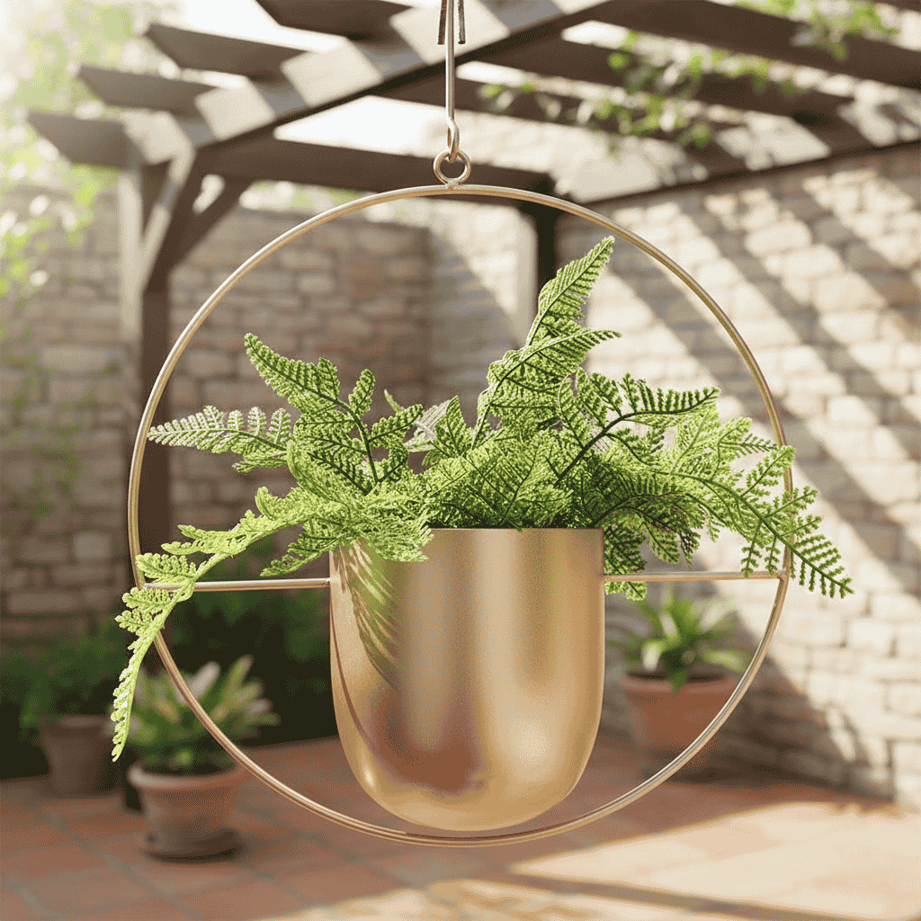 Väggväxthängare Minimalistisk Design Justerbar Kedja 0