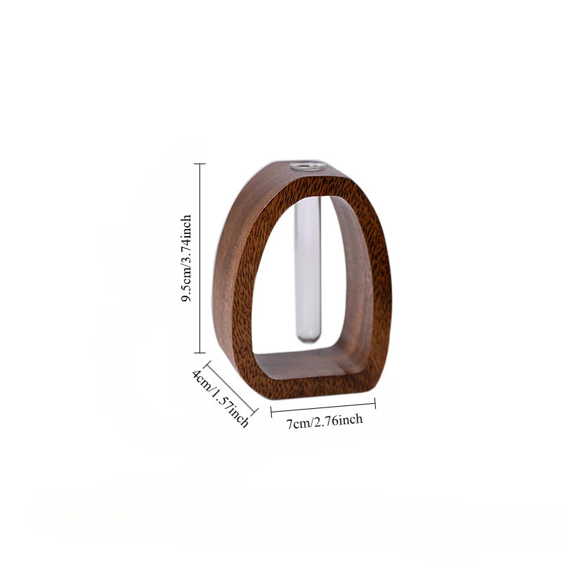 Vas Oval Träram för Enstaka Stjälkar Minimalistisk Dekoration 8