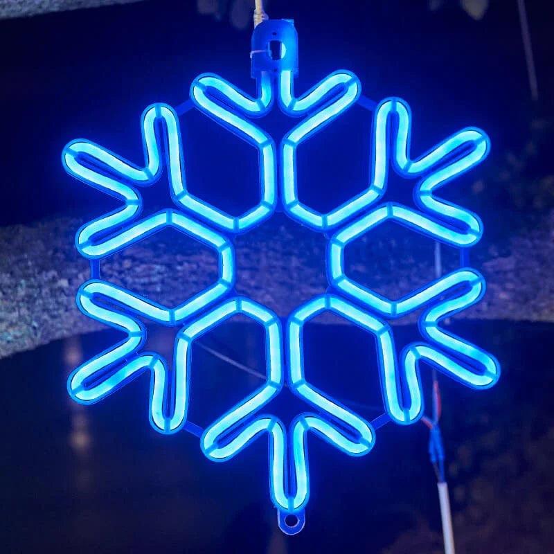 Vattentäta LED Snöflingeljus för Vinterdekoration 5