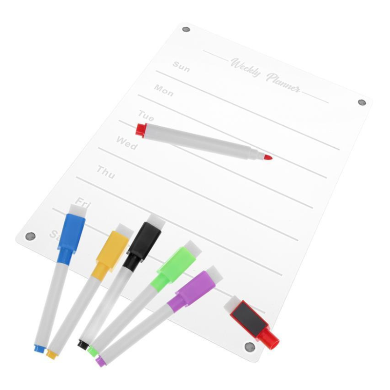 Veckoplanerare för Kylskåp i Klar Akryl 1