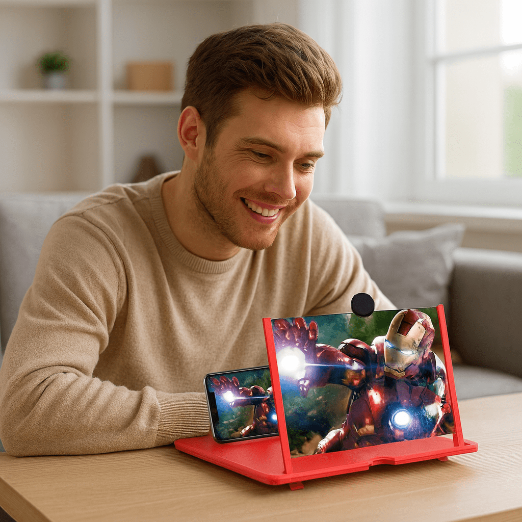 Vikbar HD-skärmförstorare för smartphones 1