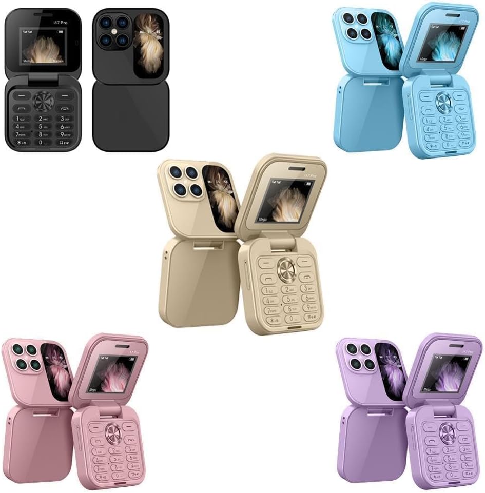 Vikbar Mobiltelefon med Dubbla SIM-kort 8