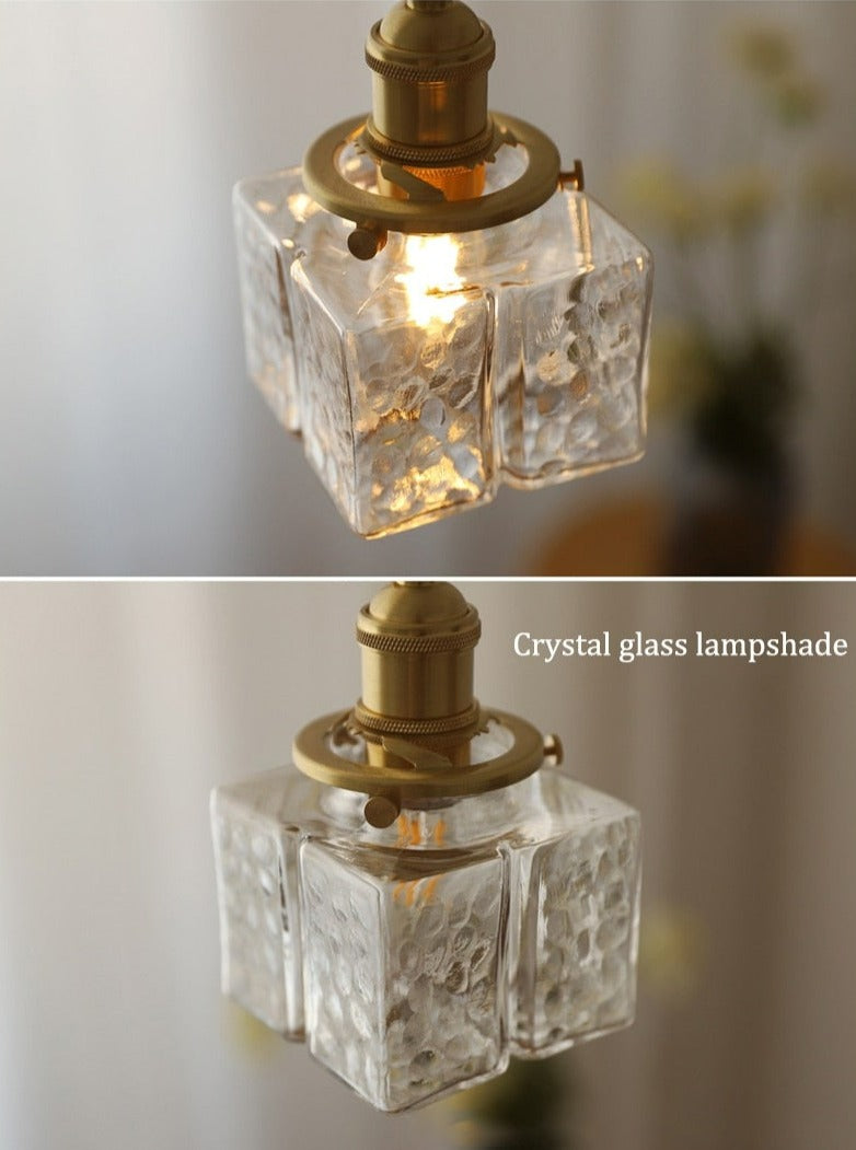 Vintage Hänglampa i Glas för Hemmet 1