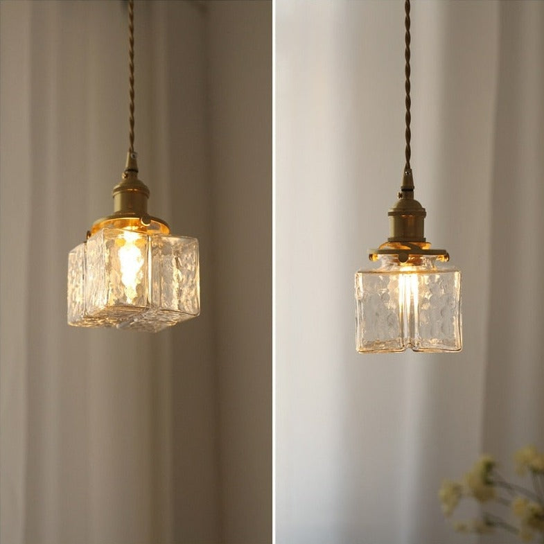 Vintage Hänglampa i Glas för Hemmet 3
