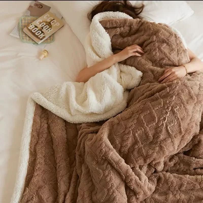 Vinterfilt i Lammull och Mikrofiber för Mysiga Stunder 0