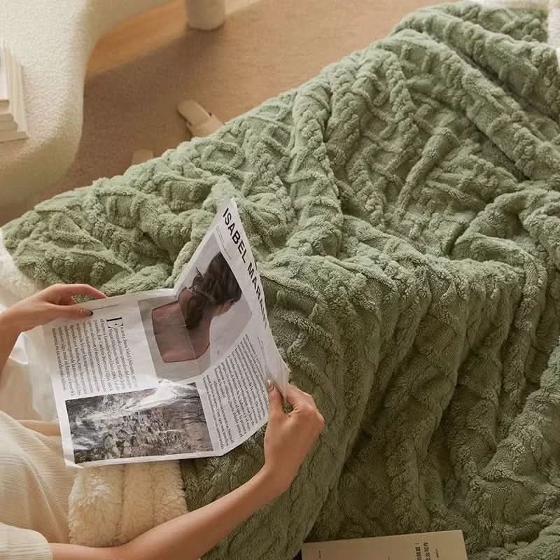 Vinterfilt i Lammull och Mikrofiber för Mysiga Stunder 1