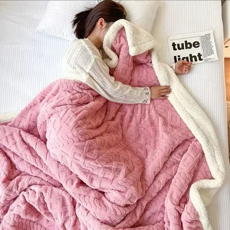 Vinterfilt i Lammull och Mikrofiber för Mysiga Stunder 7