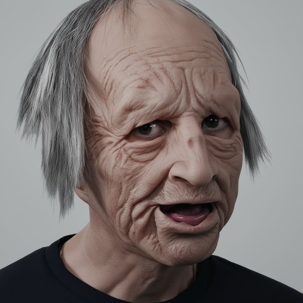 Vuxen Halloweenmask Realistisk Design för Kostymfest 9
