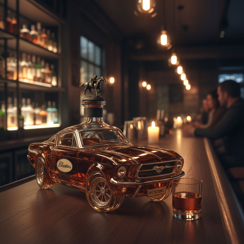 Whiskykaraff Mustang Bilformad 1