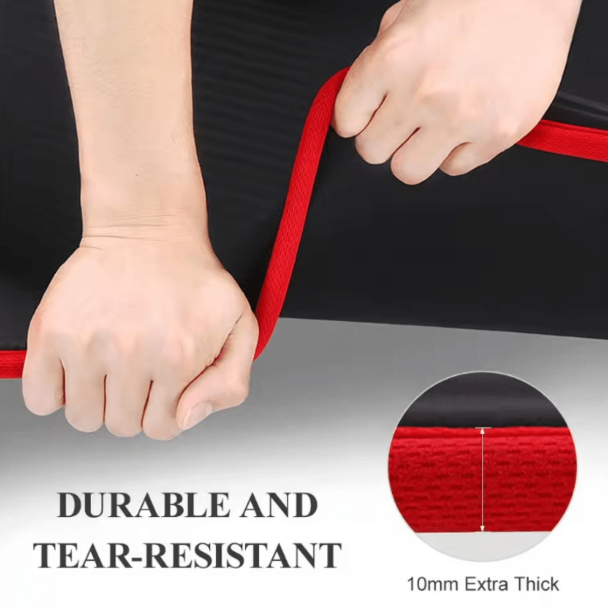 Yogamatta Extra Tjock med Halkskydd för Träning 5