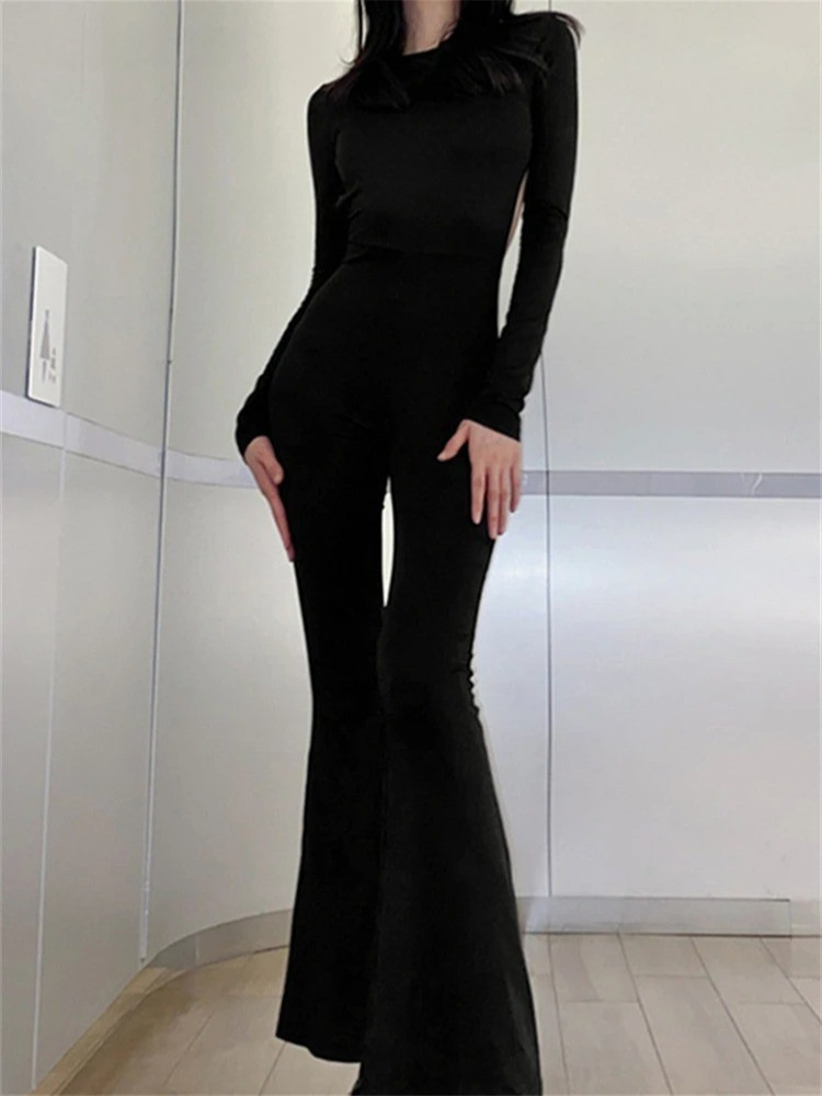 Halter Backless Playsuit för kvinnor