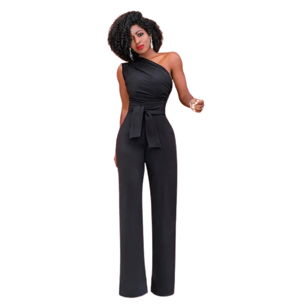 Bodycon Jumpsuit med en axel