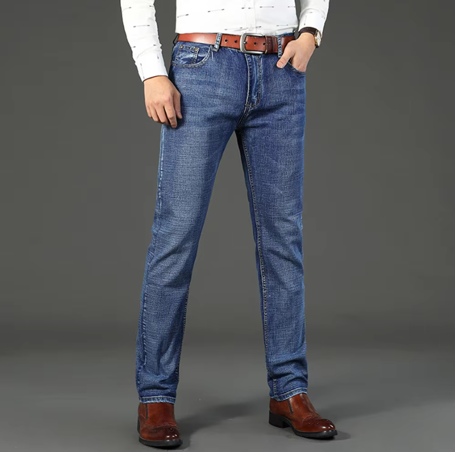 Jeans i klassisk denim för män