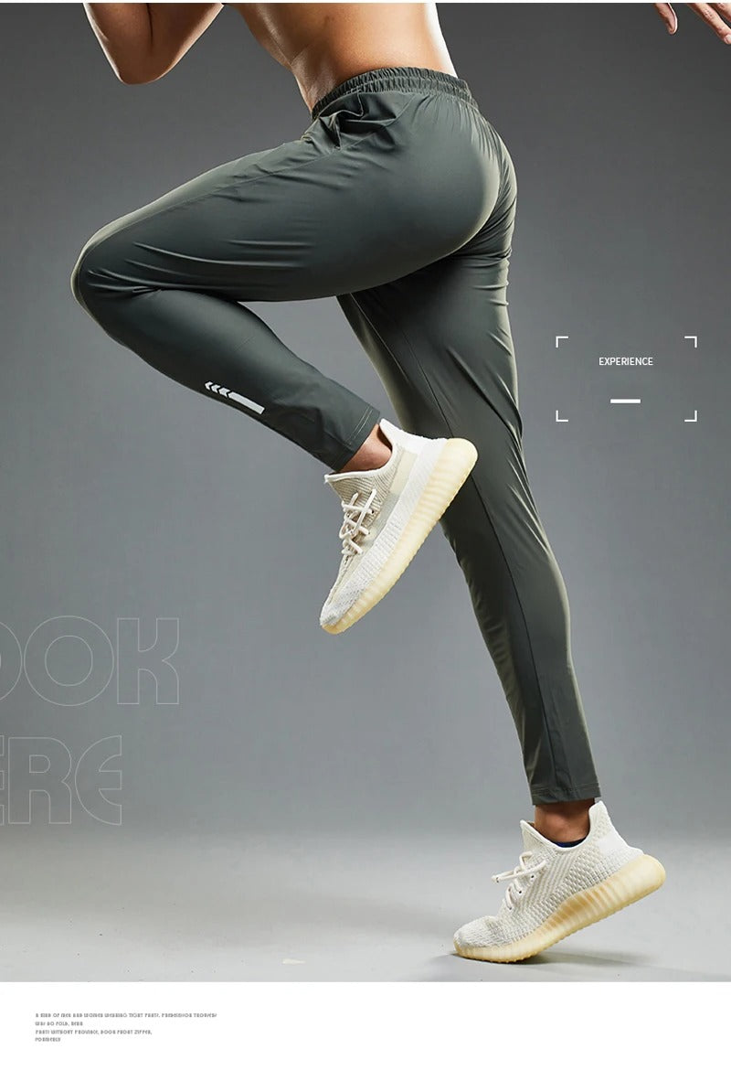 Elastiska joggingbyxor för män