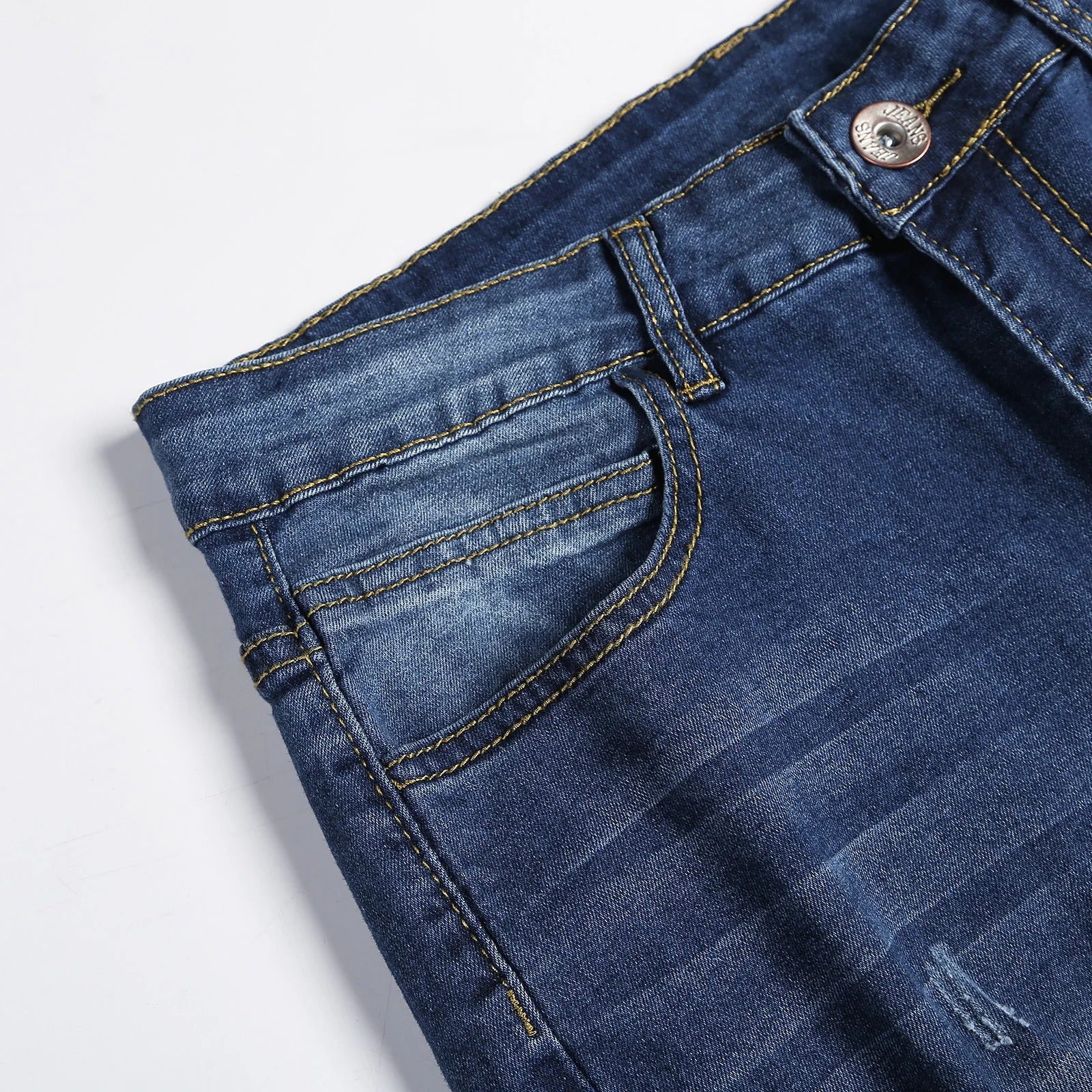 Rippade skinny jeans för män