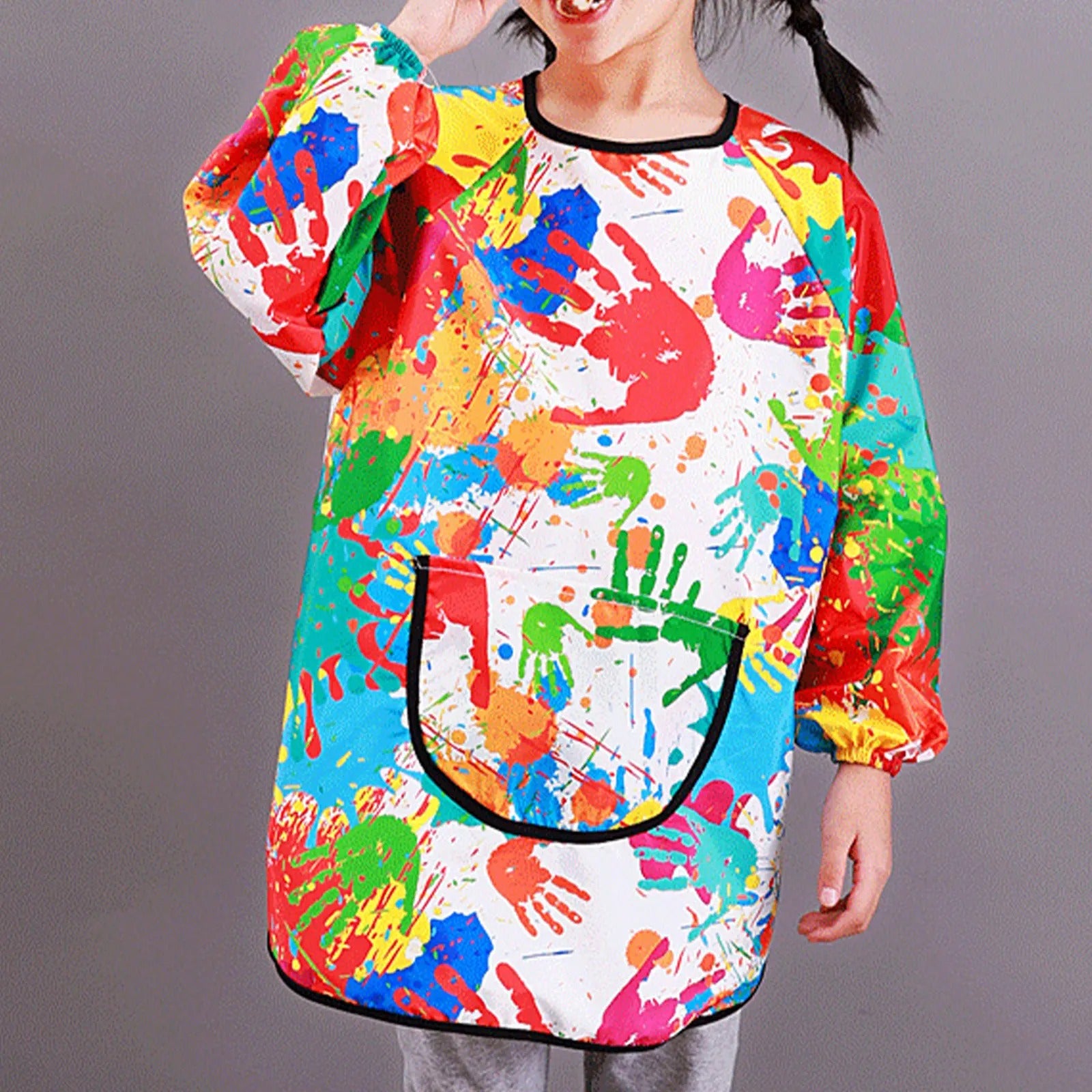 Vattentätt förkläde för konstmålning för barn